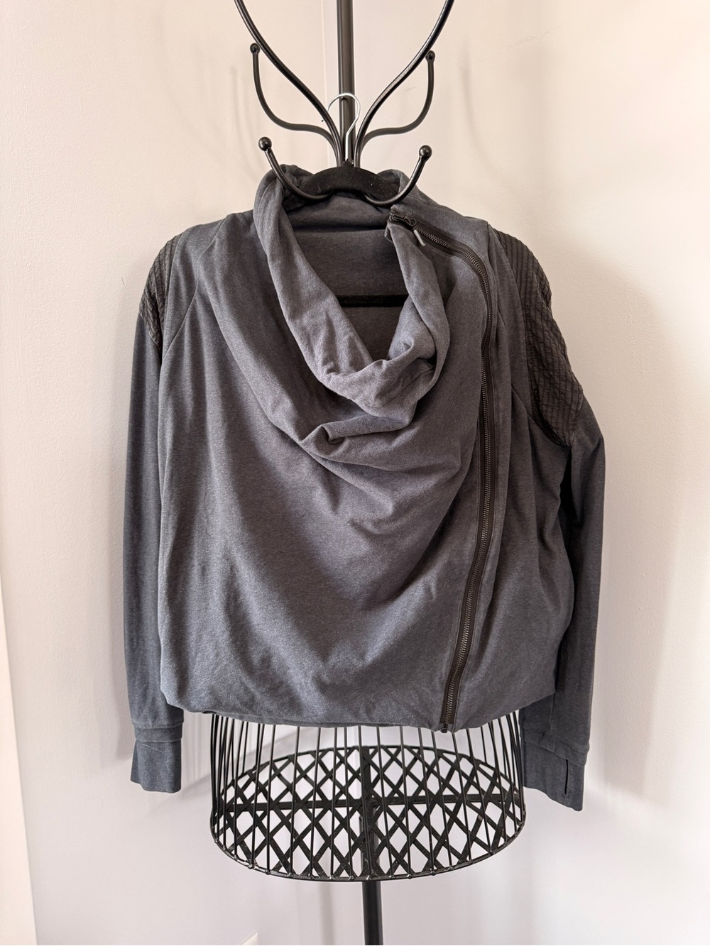 lululemon athletica  wrap Cowl Zip jacket